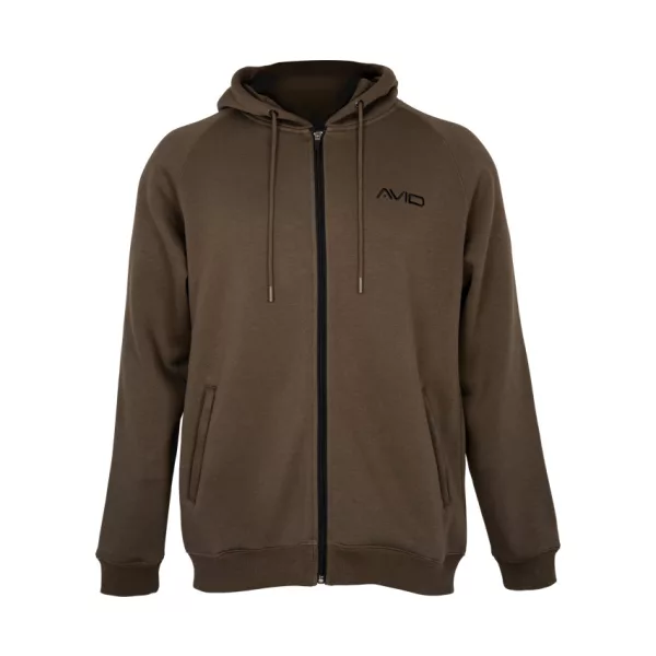 Avid Compound Zip Hoodie Hnedá Mikina na zips 2XL