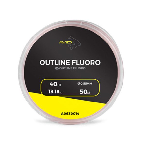 Avid Outline Fluoro 0,55mm Nadväzec 50m