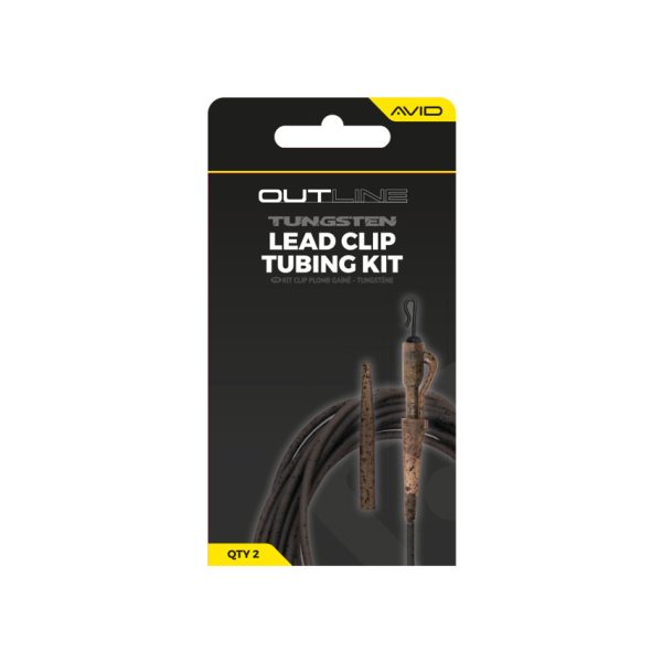 Avid Outline Lead Clip Tungsten Tubing Kit 2ks