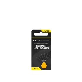Avid Outline Tungsten Leader Heli Beads Gumené korálky 6ks