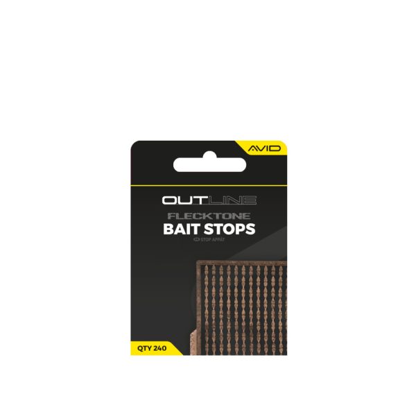 Avid Outline Flecktone Bait Stops Zarážky na nástrahy 240ks