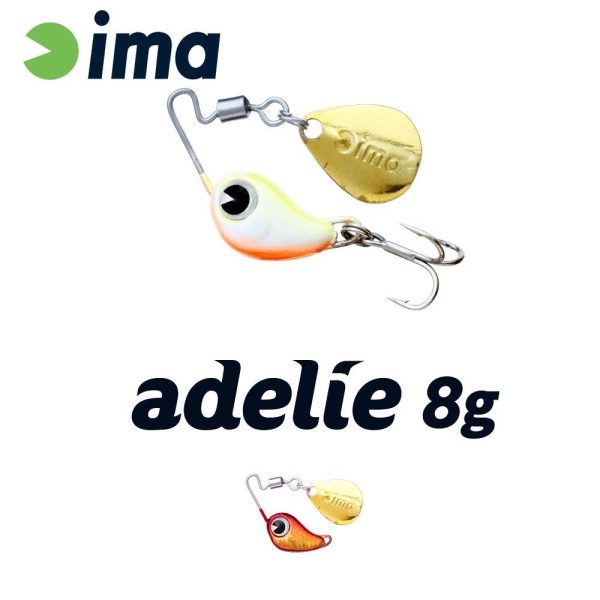 Ima Adelie 8 1,8cm 8gr 004 Double Akakin Spinnerbait