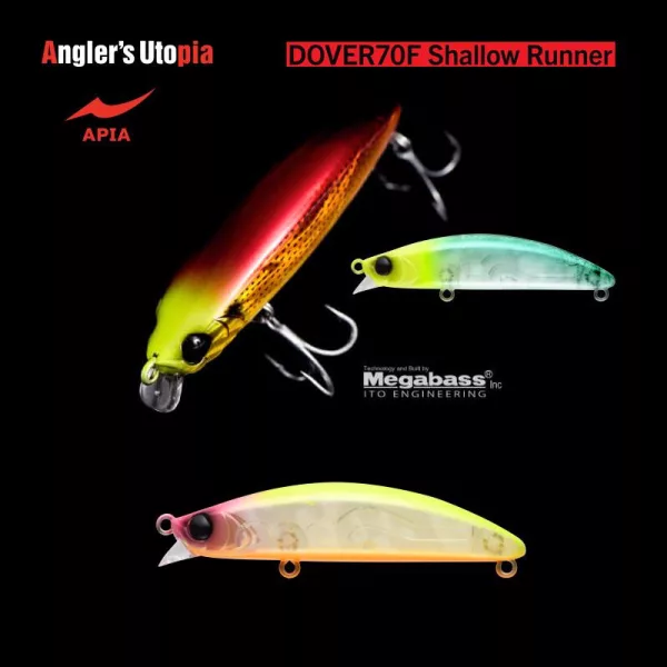 Apia Dover 70F Shallow Runner 70mm 8,5gr 11 Clear Crown Vobler