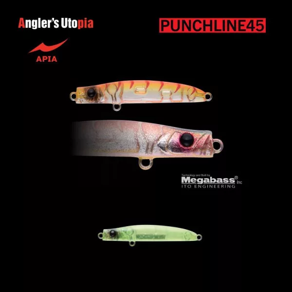 Apia Punch Line 45 3gr 45mm 11 Clear Chart  glitter Wobler