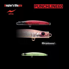Apia Punch Line 60 5gr 60mm 12 Clear Chart glitter Wobbler