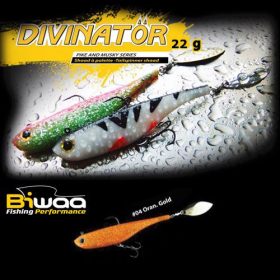   Biwaa Divinator Junior 14cm 22gr 04 Orange Gold Spinnertail 1db