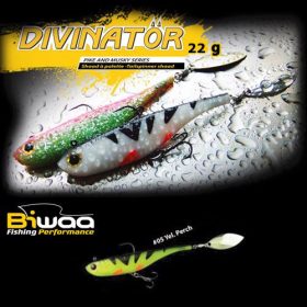   Biwaa Divinator Junior 14cm 22gr 05 Yellow Perch Spinnertail 1db