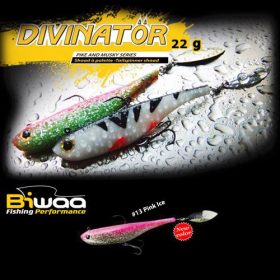 Biwaa Divinator Junior 14cm 22gr 13 Pink Ice Spinnertail 1db