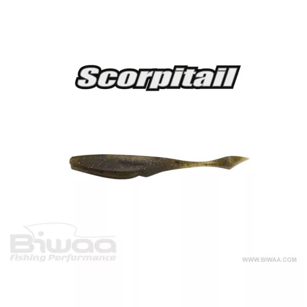 Biwaa Scorpitail 13cm 002 Green Pumpkin Gumihal 6db