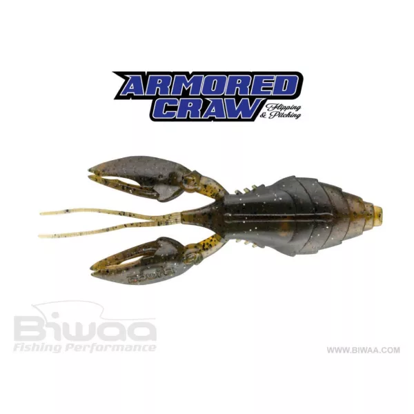 Biwaa Armored Craw 10cm 02 Green Pumpkin Gumi Műcsali 6db