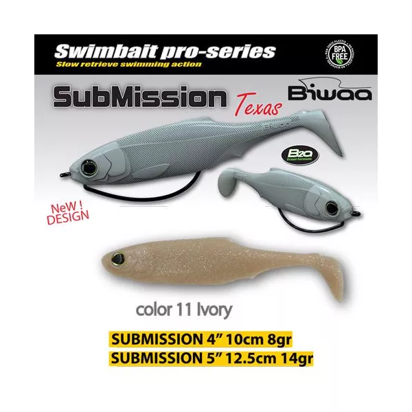 Biwaa Submission 13cm 11 Ivory Gumihal 3db