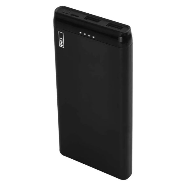 Emos Powerbank ALPHA 10S, 10000 mAh, 10 W, Čierna