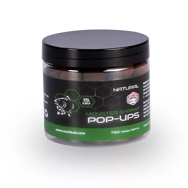 Nash Monster Kreveta Prírodná 20mm Pop Up 75gr