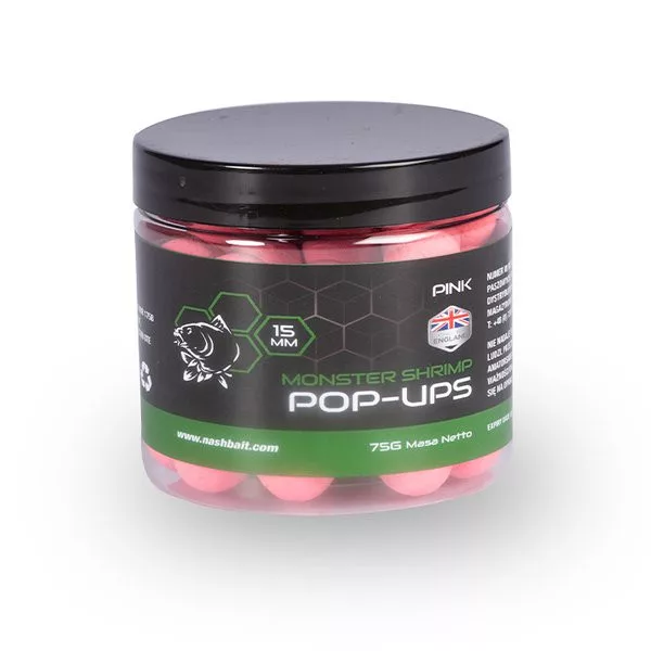 Nash Monster Kreveta Ružová 12mm Pop Up 75gr
