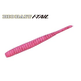   Major Craft BioBait I-Tail 4,5cm #004 Pink Plasztik Csali 8db