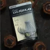BKK LONE DIABLO JEDNOJEDNOVÝ HÁČIK NA DRAVCE 1/0# 8 KS/BALENIE - Sumcový háčik - Háčik s protihrotom, Háčik s očkom