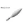 Major Craft Kantan Blade L #002 Silver Príslušenstvo k umelej nástrahe 2ks