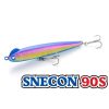 BlueBlue Snecon 90S 9cm 15gr #05 Chartreuse Back Big Lens Holo Wobler