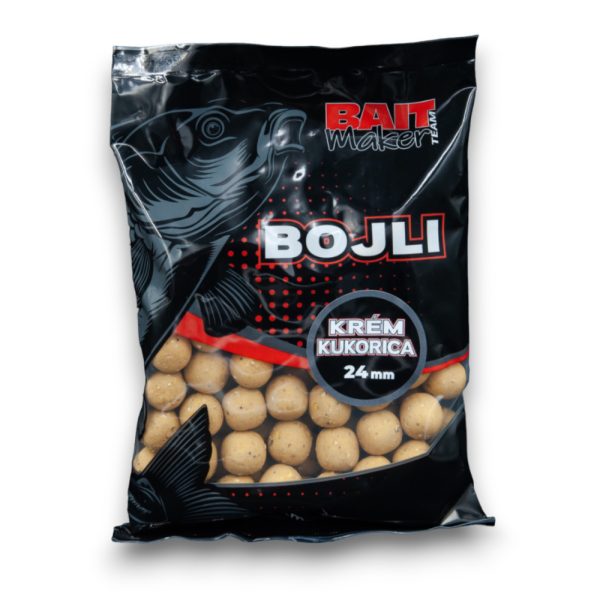 Bait Maker 24mm Boilie Krémová Kukurica 800gr