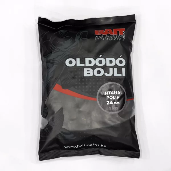 Bait Maker Tintahal Polip 24mm Oldódó Bojli 1kg