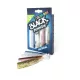 FIIISH 4ks 120mm telo Black Minnow v prírodných farbách: Khaki - Khaki Glitter - Pink - Black Plastová nástraha