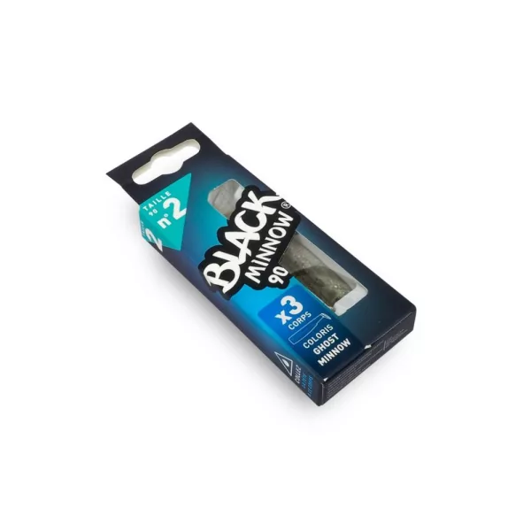 FIIISH 3ks 90mm telo Black Minnow - farba Ghost Minnow plastová nástraha