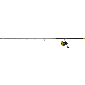   Black Cat Hard Core Combo Vertical Rod 1,80m 240gr 1-dielny Sumcový prút s navijakom Black Passion FD 50 a šnúrou