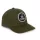 Black Cat Green Flat Peak Cap Baseball Sapka