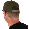 Black Cat Green Flat Peak Cap Baseball Sapka