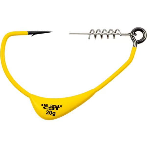 Black Cat Mega Offset Hook 12/0 20gr Offsetov&yacute; H&aacute;čik 2ks