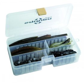   Sakura SK-80W krabička na rybárske potreby / krabička na nástrahy / 21,4 x 11,8 x 4,5 / priehľadná farba