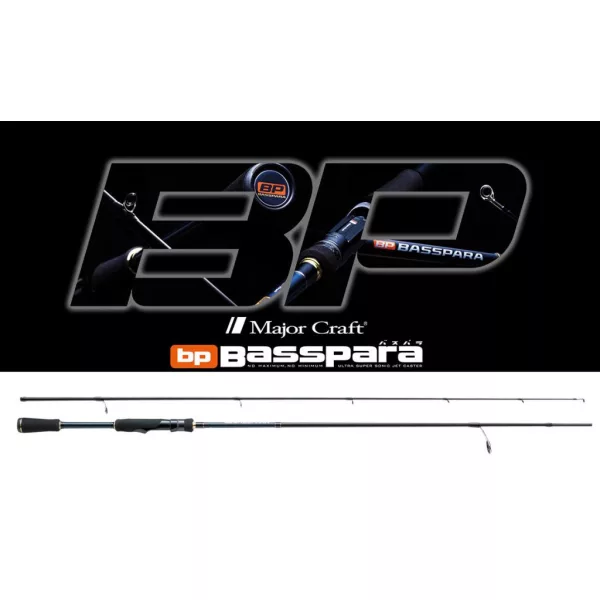 Major Craft Basspara BXS-632ML Fast 1,90m 3,5-10,5gr 2 Részes Pergető Bot