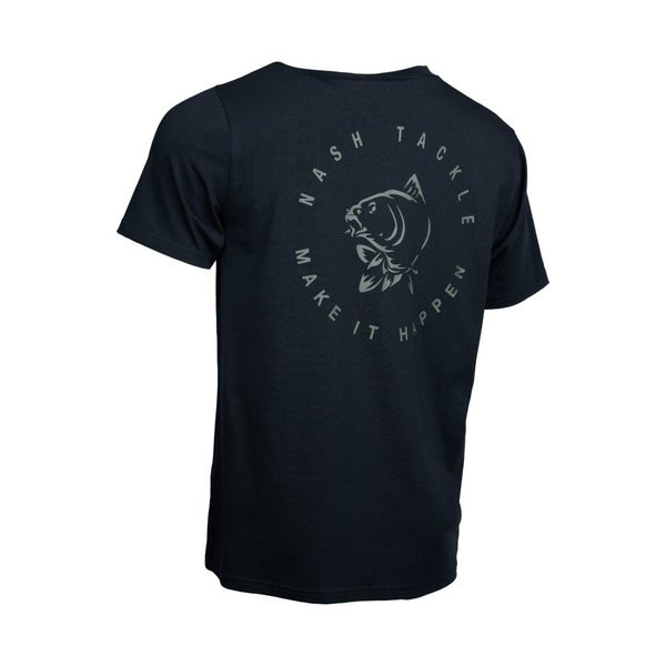 Nash Make It Happen Carp Logo Tričko Čierne 2XL