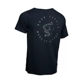 Nash Make It Happen Carp Logo Tričko Čierne 3XL