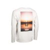 Nash Make It Happen Sunset Long Sleeve T Shirt Ekru Tričko s dlhým rukávom 3XL