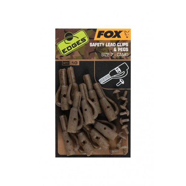 Fox Edges Camo 7 Olovený klip 10ks