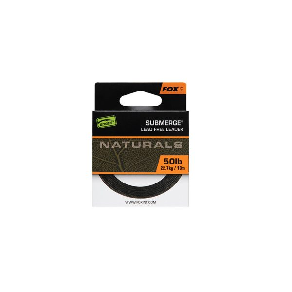 Fox Edges Naturals Submerge Pletená nadväzcová šnúra 22,7kg 10m