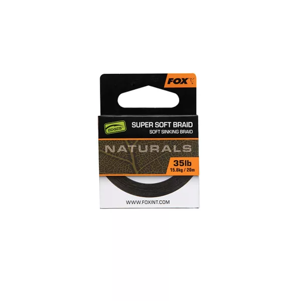 Fox Edges Naturals Super Soft Braid Pletená nadväzcová šnúra 35lb 20m
