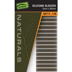 Fox Edges Naturals 3x25mm Silikónová trubička 15ks