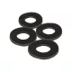 Fox Black Label Leather Washers Kožené podložky 4ks