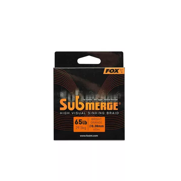 Fox Submerge Oranžová potápavá pletená šnúra 38mm 600m