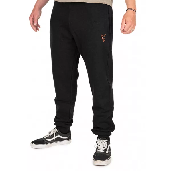 Fox Collection Joggers Čierno-Oranžové Tepláky 2XL