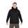 Fox Collection Black-Orange Sherpa Hoody Mikina s kapucňou 2XL