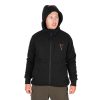 Fox Collection Black-Orange Sherpa Hoody Mikina s kapucňou 2XL