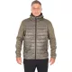 Fox Collection Hybrid Jacket Zeleno-čierna Bunda XL