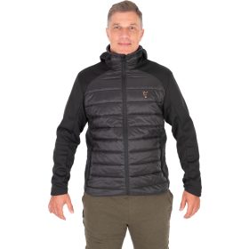 Fox Collection Hybrid Jacket Čierno-oranžová Bunda L