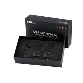   Fox Mini Micron X 2 rod set Elektronický signalizátor záberu