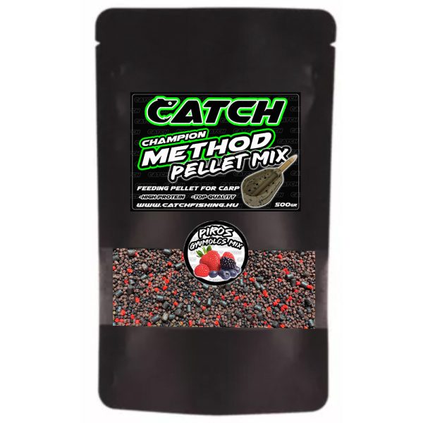 Catch Champion Method Pellet Mix Piros Gyümölcs 500gr