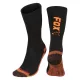 Fox Collection Thermolite Long Socks Black-Orange Ponožky 40-43