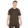 Fox Outline T-Shirt Khaki Camo Tričko L